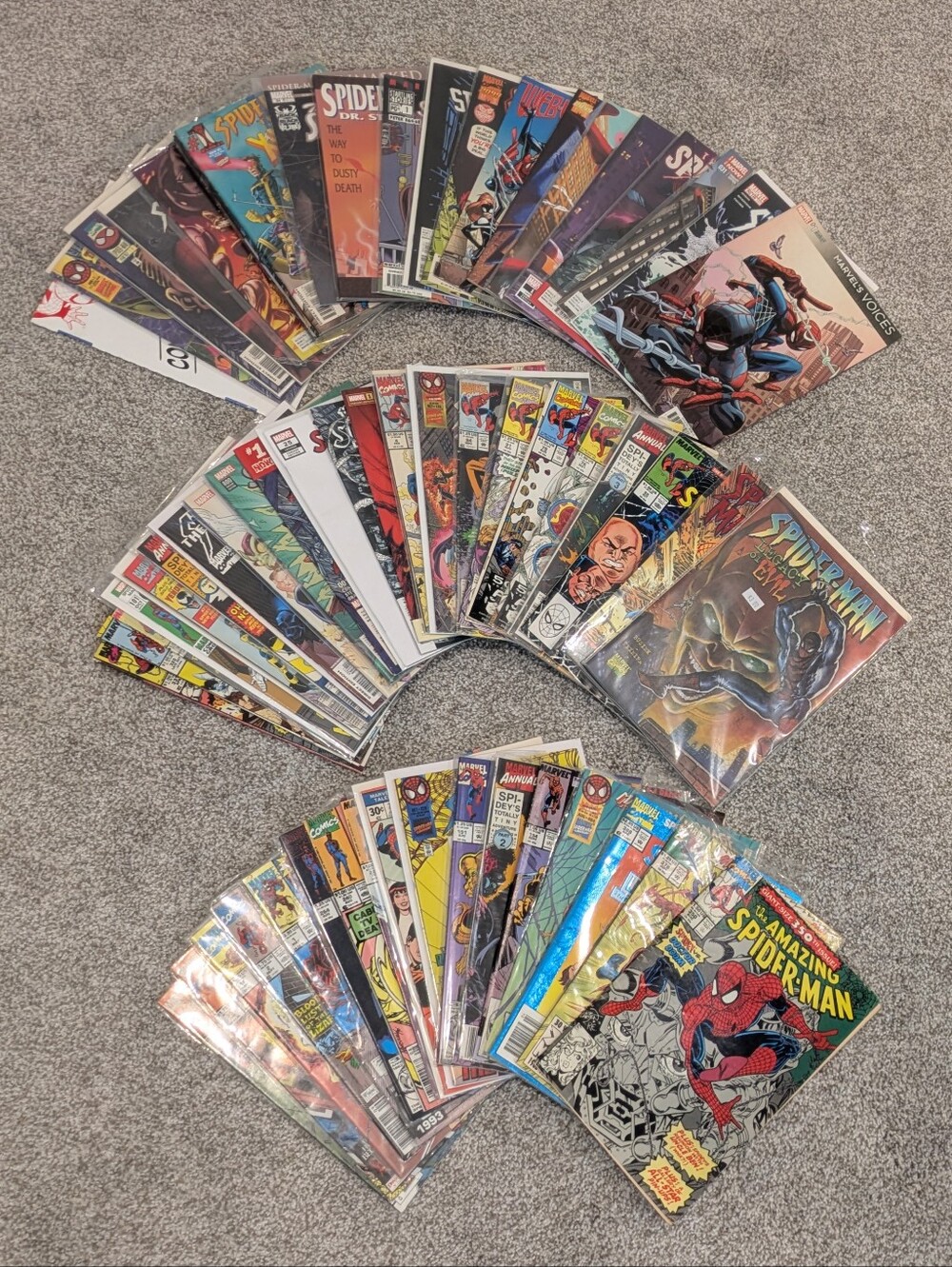 HUGE Marvel Comics Lot (67) No Duplicates Web Amazing Spectacular Spider-man